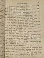 Intellectual Arithmetic by Induction & Analysis Joseph Ray Vintage School Book