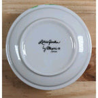 Vintage Otagiri Lotus Garden Bowls Set of 3 Japan Floral Mini Bowls 3"