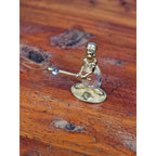 Mannon 1988 Crystal Baseball Batter Figurine Gold Tone Base