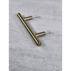 Vintage Brass Cabinet Pull Center Modern Drawer Handle