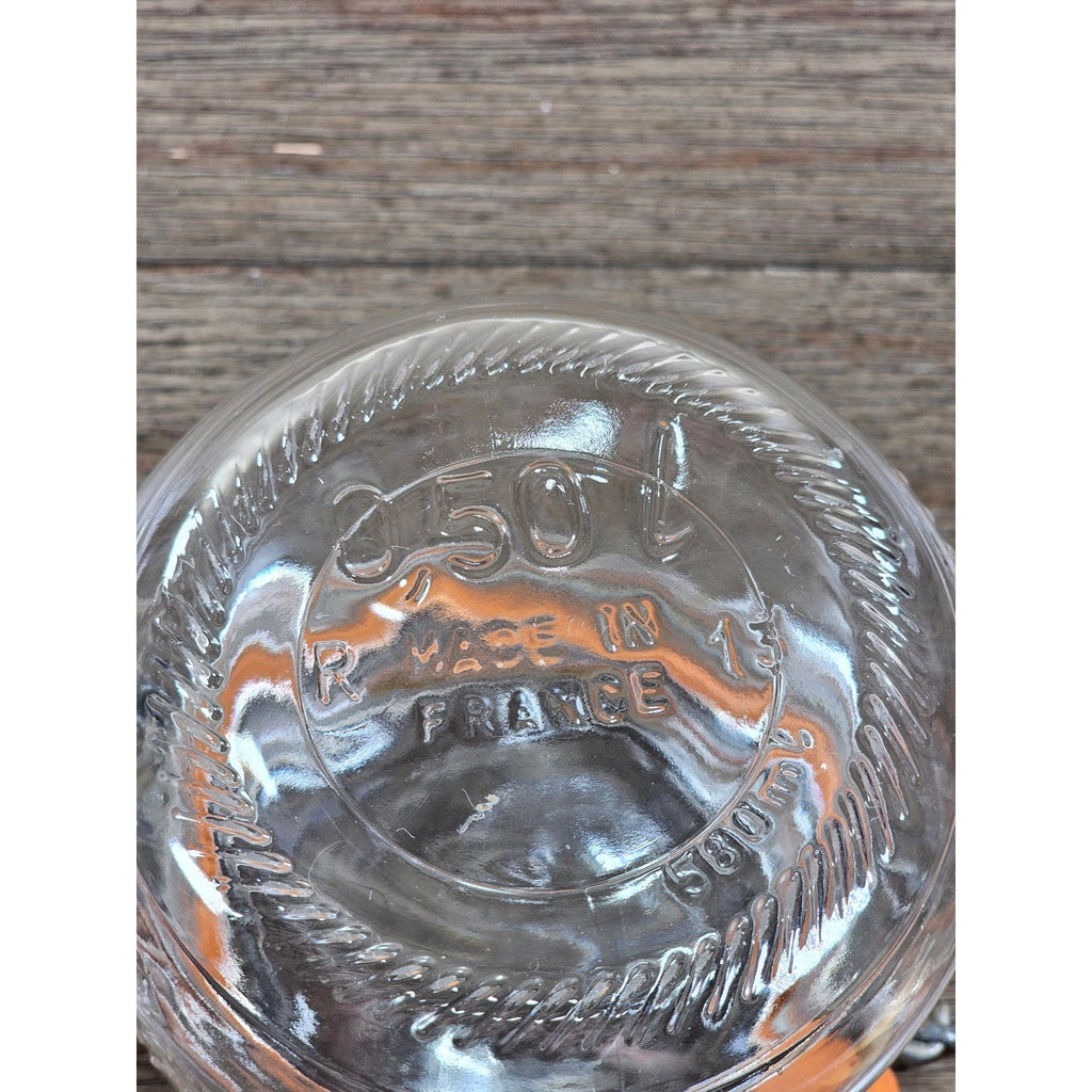 Vintage Le Parfait 0.5L Clamp Lid Glass Jar Made in France