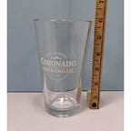 Coronado Brewing Co Pint Glass Etched Logo Beer Glass