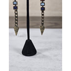 Vintage Arrow Dangle Earrings Red White Blue Boho Drop Jewelry
