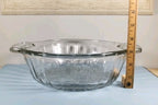 Anchor Hocking 9″ Clear Glass Casserole Dish – Heavy USA Bakeware, Used Conditio