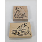 Stampin Up Summer By The Sea Stamp Set 2004 Retired Set of 6