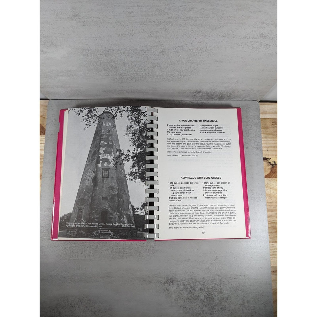 1985 Azalea Coast Cookbook Wilmington NC Spiral Community Book
