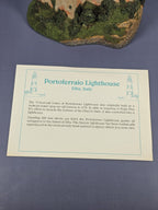 Danbury Mint Portoferráio Lighthouse Sculpture 5.5" Tall From Historic Internati