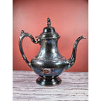 Vintage Oneida Silver Plated Teapot with Hinged Lid | 9" Classic Tea Server