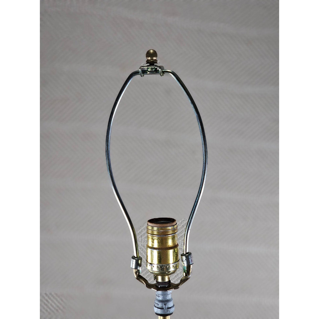 Vintage Hammered Copper Table Lamp 25" Rustic Mid Century Base