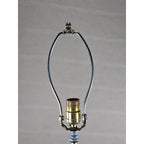 Vintage Hammered Copper Table Lamp 25" Rustic Mid Century Base