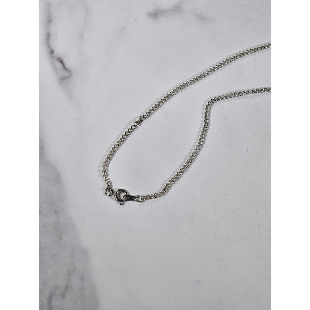 Vintage Silver Tone Celtic Cross Necklace Pendant