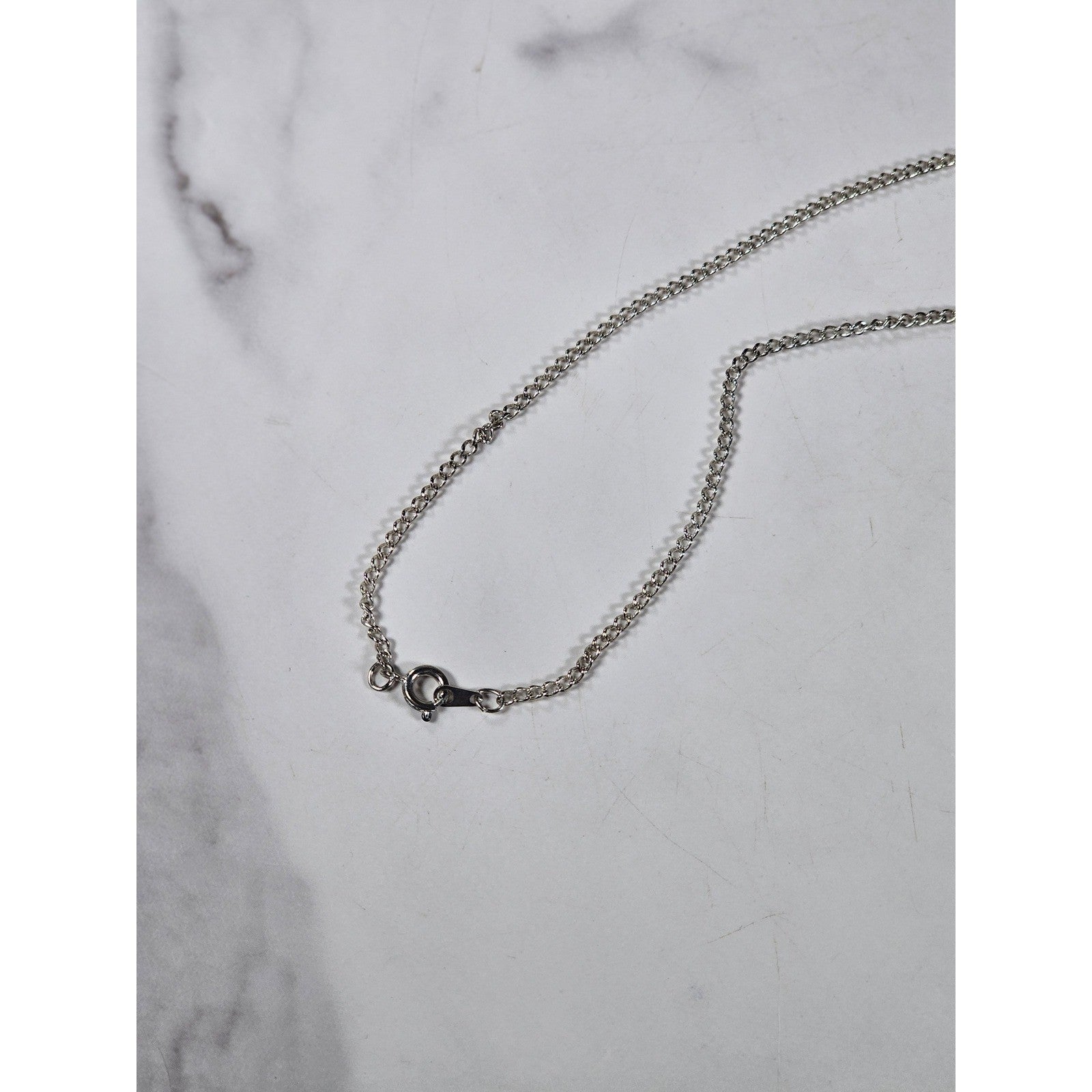 Vintage Silver Tone Celtic Cross Necklace Pendant