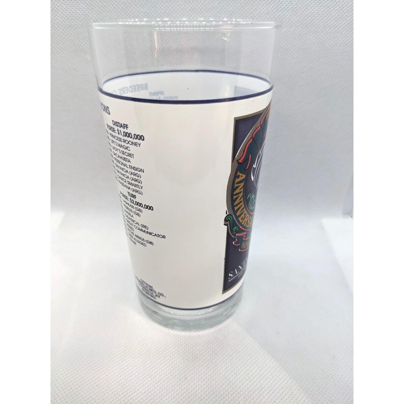 Breeders Cup Glass 1993 Santa Anita Libbey Racing