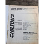 GM Blazer Jimmy Typhoon Bravada Repair Manual 1983-95 Chilton