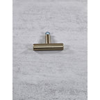 Brushed Brass T Bar Cabinet Knob Modern Drawer Pull Handle