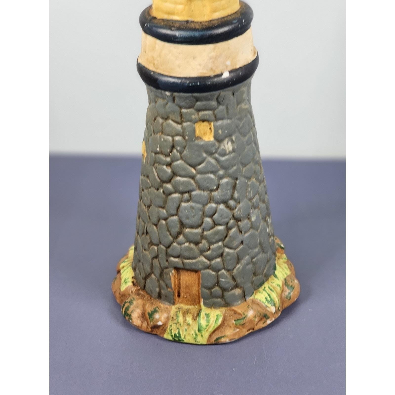 KS Collection Lighthouse Figurine Rock Texture Coastal Decor