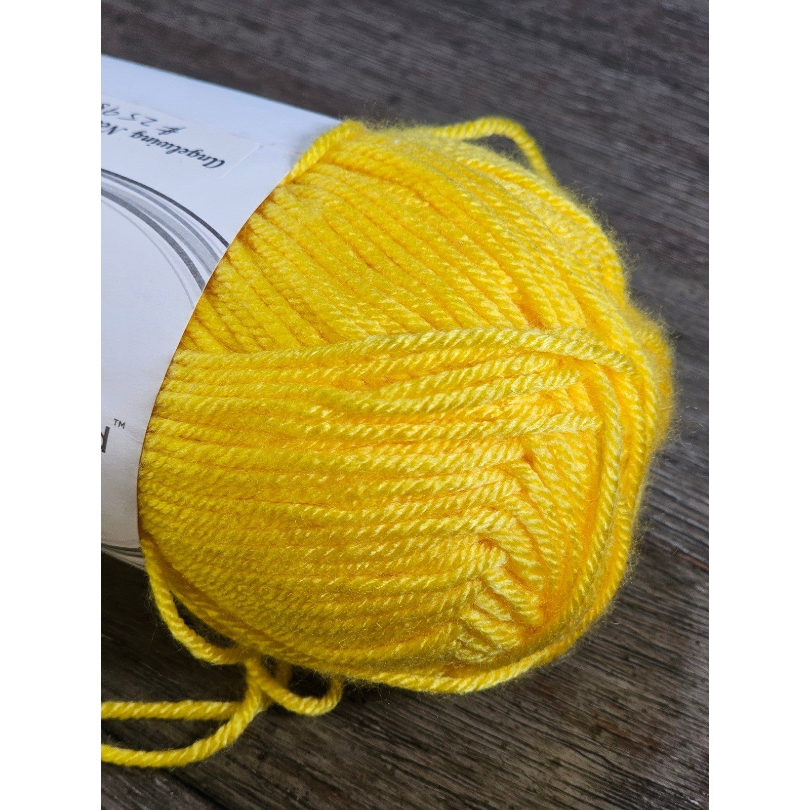 Universal Yarn Uptown Worsted Bright Yellow Acrylic Yarn Skein 100g