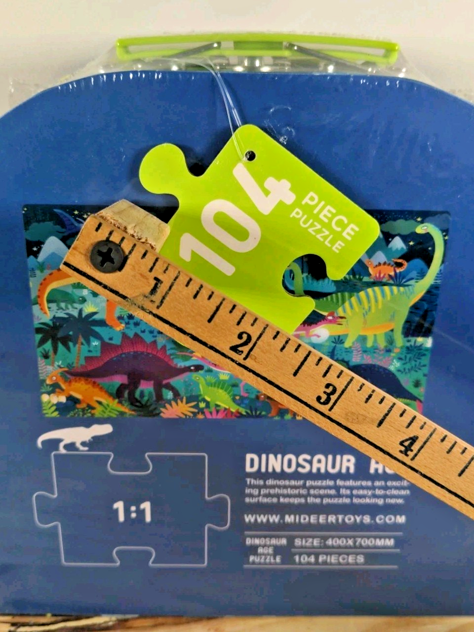 New Mideer Limited Dinosaur Age 104 pcs Jigsaw Puzzle w/ Case Sealed