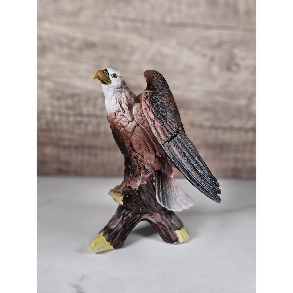 Vintage Bald Eagle Figurine Resin American Eagle Statue