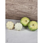 Set of 4 Mini Artificial Pumpkins & Gourds Autumn Fall Table Decor