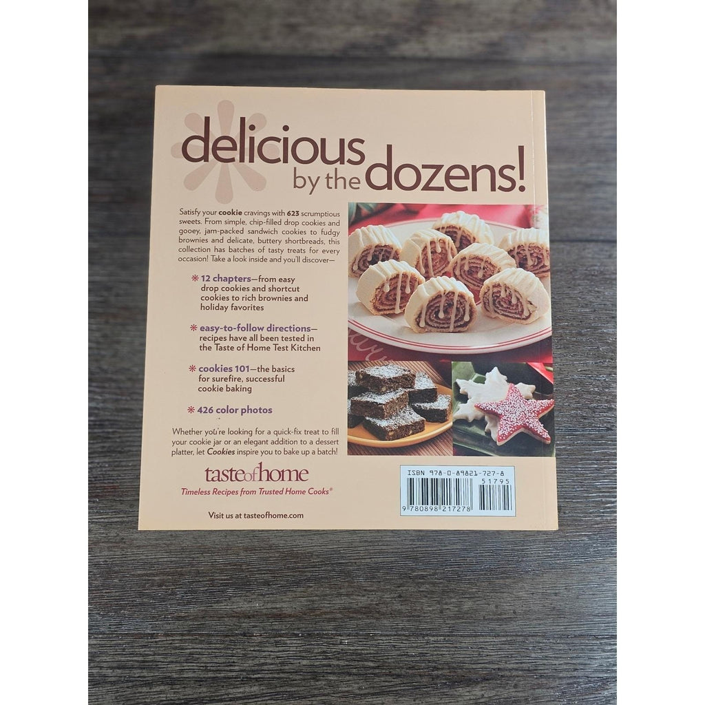 Taste of Home Cookies Cookbook 623 Recipes Baking Dessert Book
