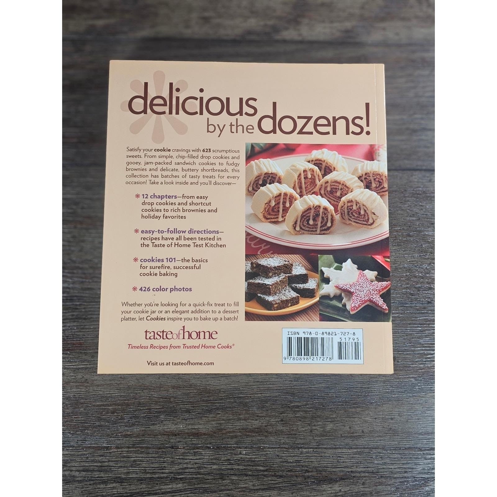 Taste of Home Cookies Cookbook 623 Recipes Baking Dessert Book