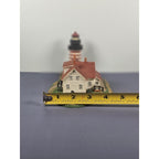 Vintage Danbury Mint West Quoddy Head Lighthouse Figurine