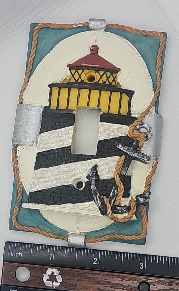 Lighthouse Coastal Light Switch Cover – Nautical Wall Plate Decor