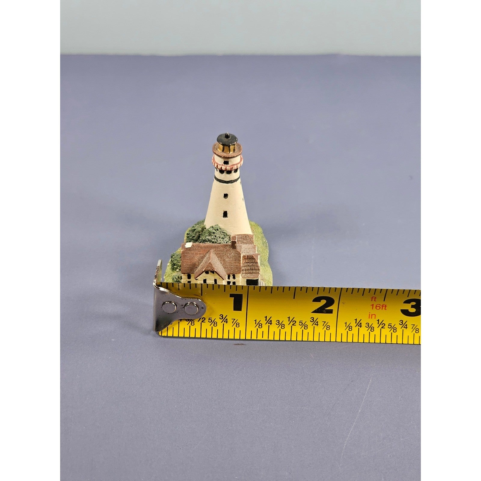 Vintage Grosse Point Lighthouse Thimble Miniature Lighthouse Souvenir