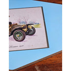 Vintage Panhard & Levassor 1912 Automobile Wall Plaque 11.5 x 8