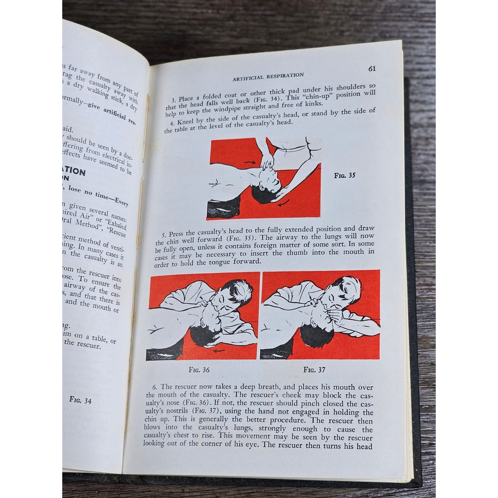 Vintage First Aid Manual St John Ambulance 1966 Canadian Edition