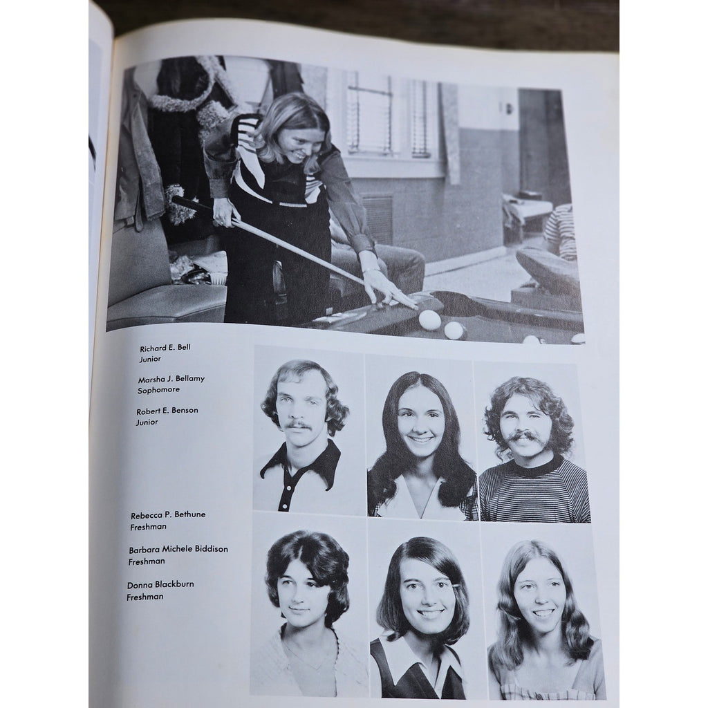 Vintage UNCW 1974 Yearbook – "Fledgling" Hardcover