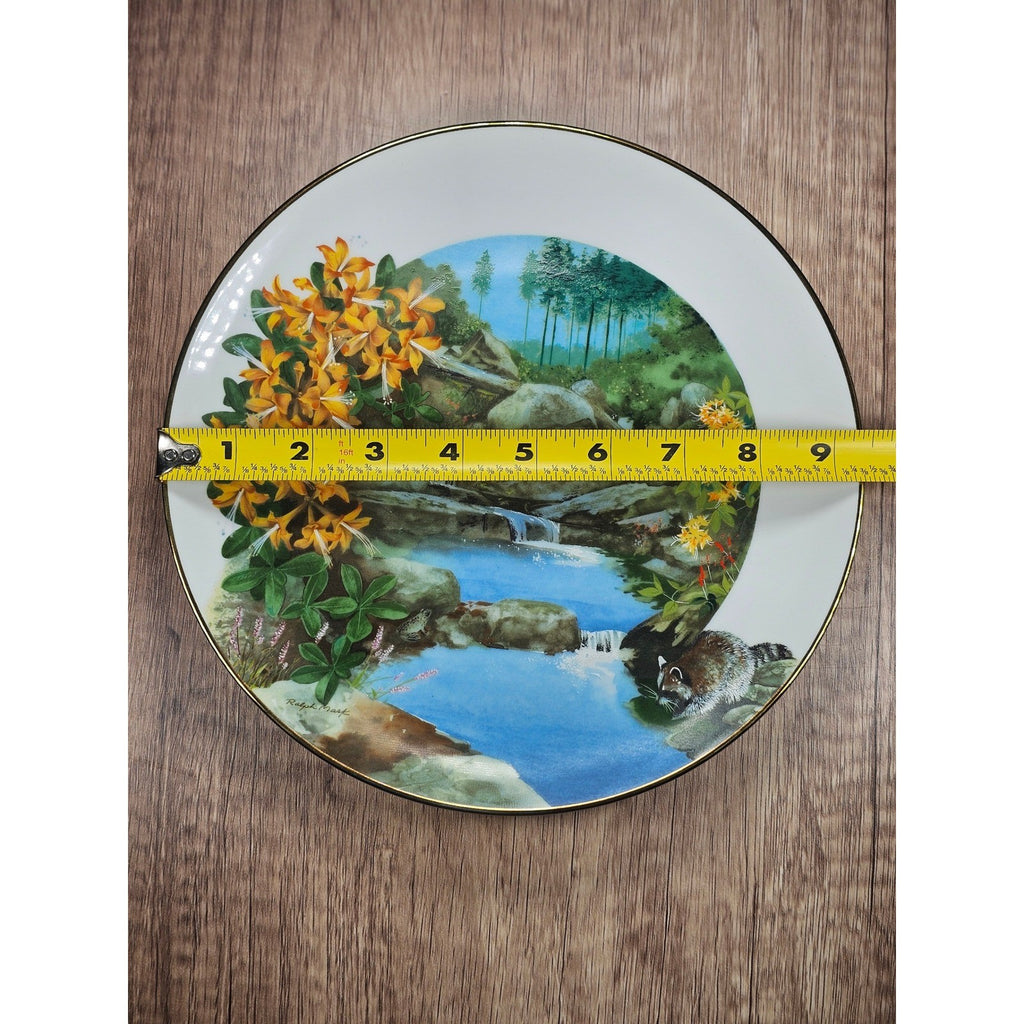 Royal Windsor Wild Honeysuckle Collector Plate Wildflowers of the South