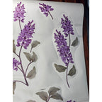 Purple Wisteria Wall Decals Floral Vine Stickers Botanical Wall Art Set