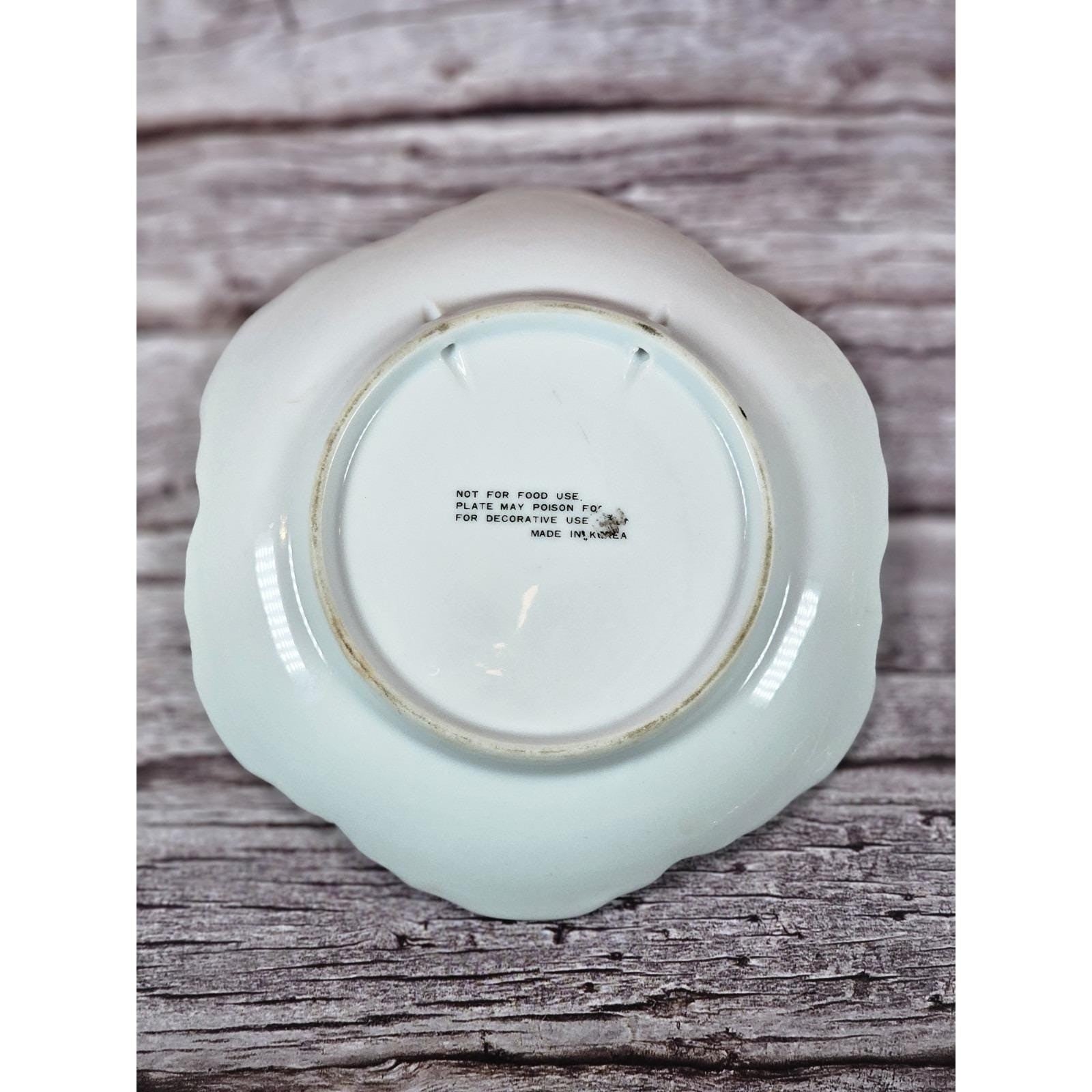 Vintage San Francisco Souvenir Plate Gold Trim Scalloped 5.5"