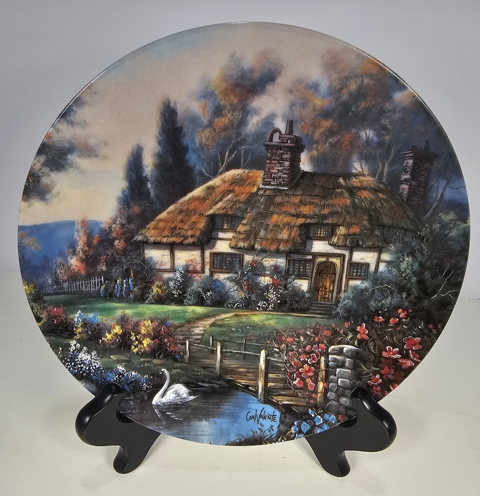 Garden Paths of Oxfordshire W. J. George Collector Plate #1845A