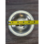 Vintage Bradford Exchange Solid Brass Candle Holder Twisted Stem Design