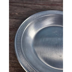 Vintage Towle Newburyport Pewter Bowl 10 Inch Floral Rim Serving Dish