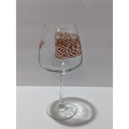 Angel Of Darkness Wine Glass Celtic Knot Goblet 8 Inch