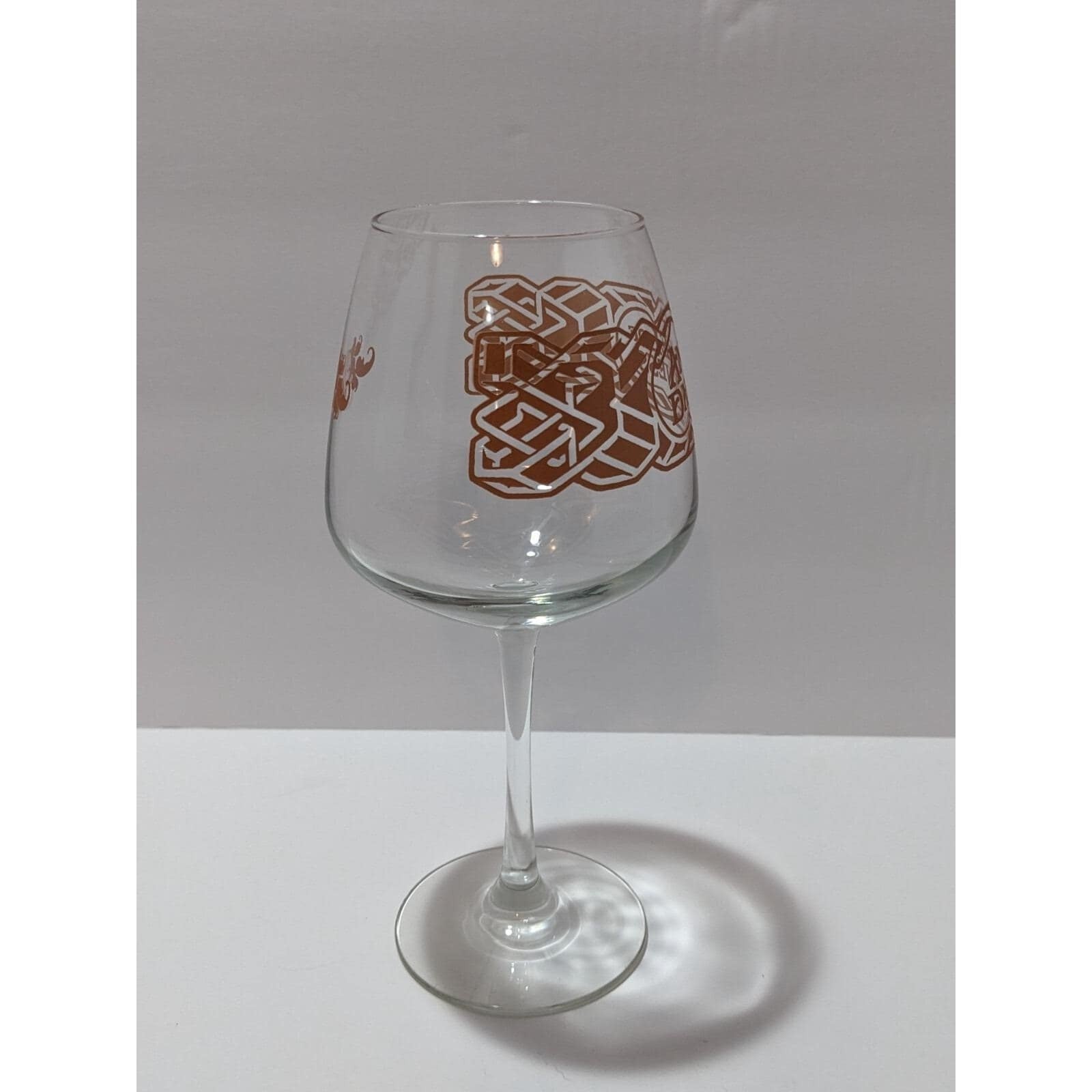 Angel Of Darkness Wine Glass Celtic Knot Goblet 8 Inch