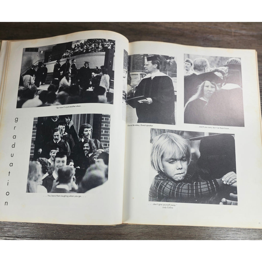 Vintage UNCW 1974 Yearbook – "Fledgling" Hardcover