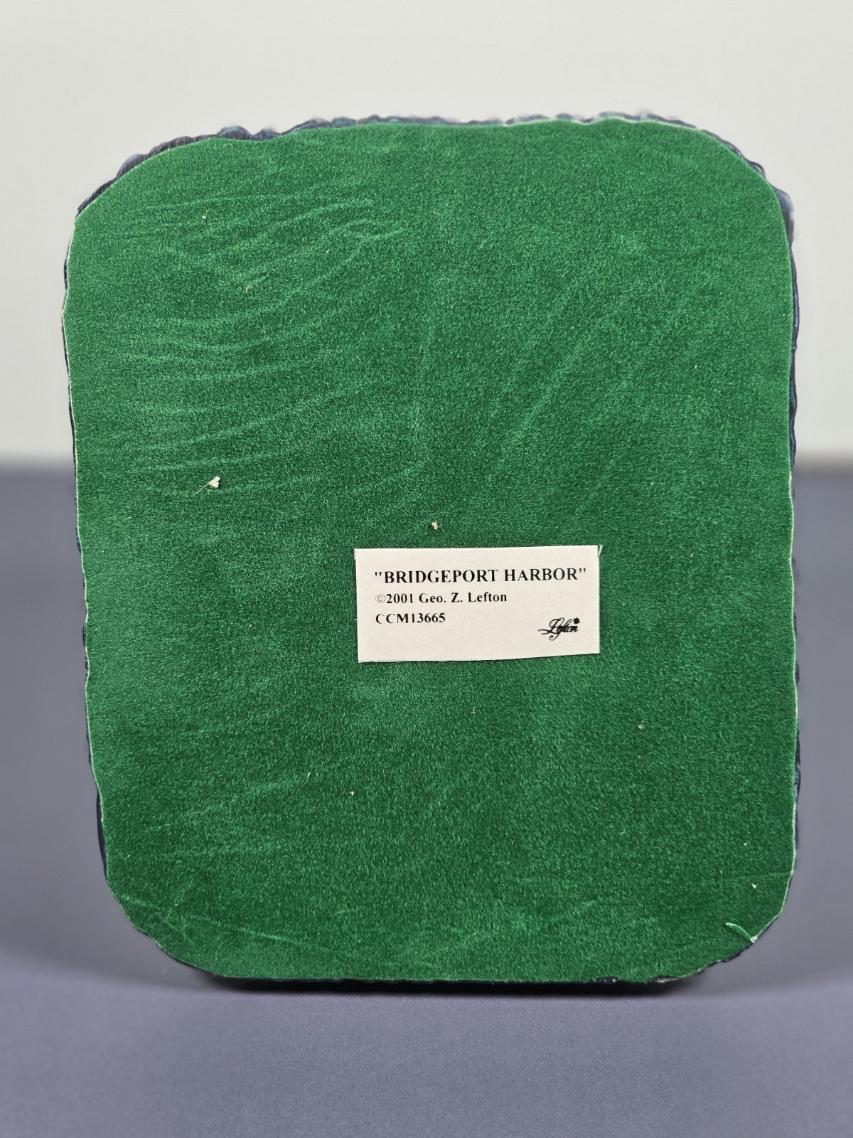 Lefton Lost Lights Bridgeport Harbor Lighthouse Figurine With Tin & COA