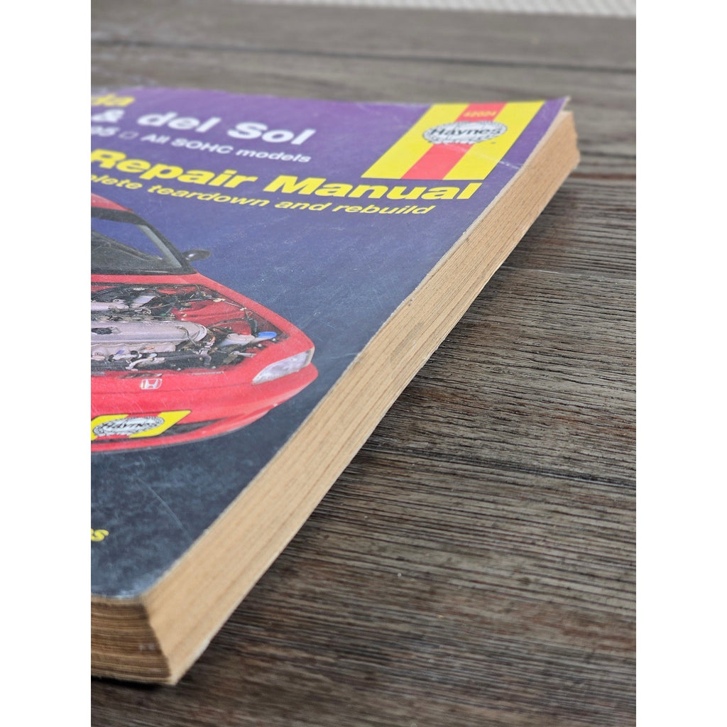 Honda Civic Del Sol Haynes Repair Manual 1992-1995 SOHC Models