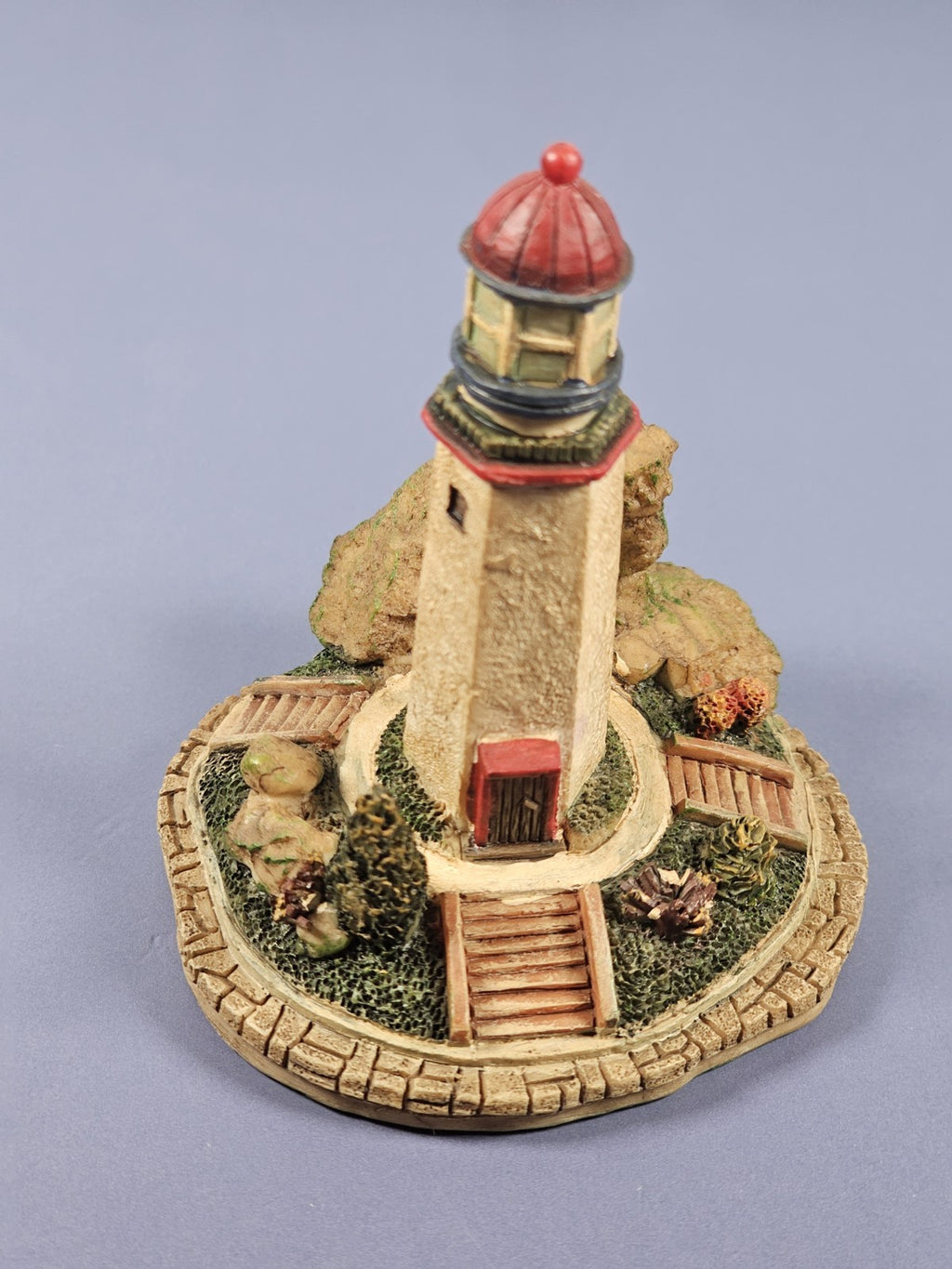 Vintage Ks Collection Lighthouse Figurine 1990s Hand-Painted Keepsake