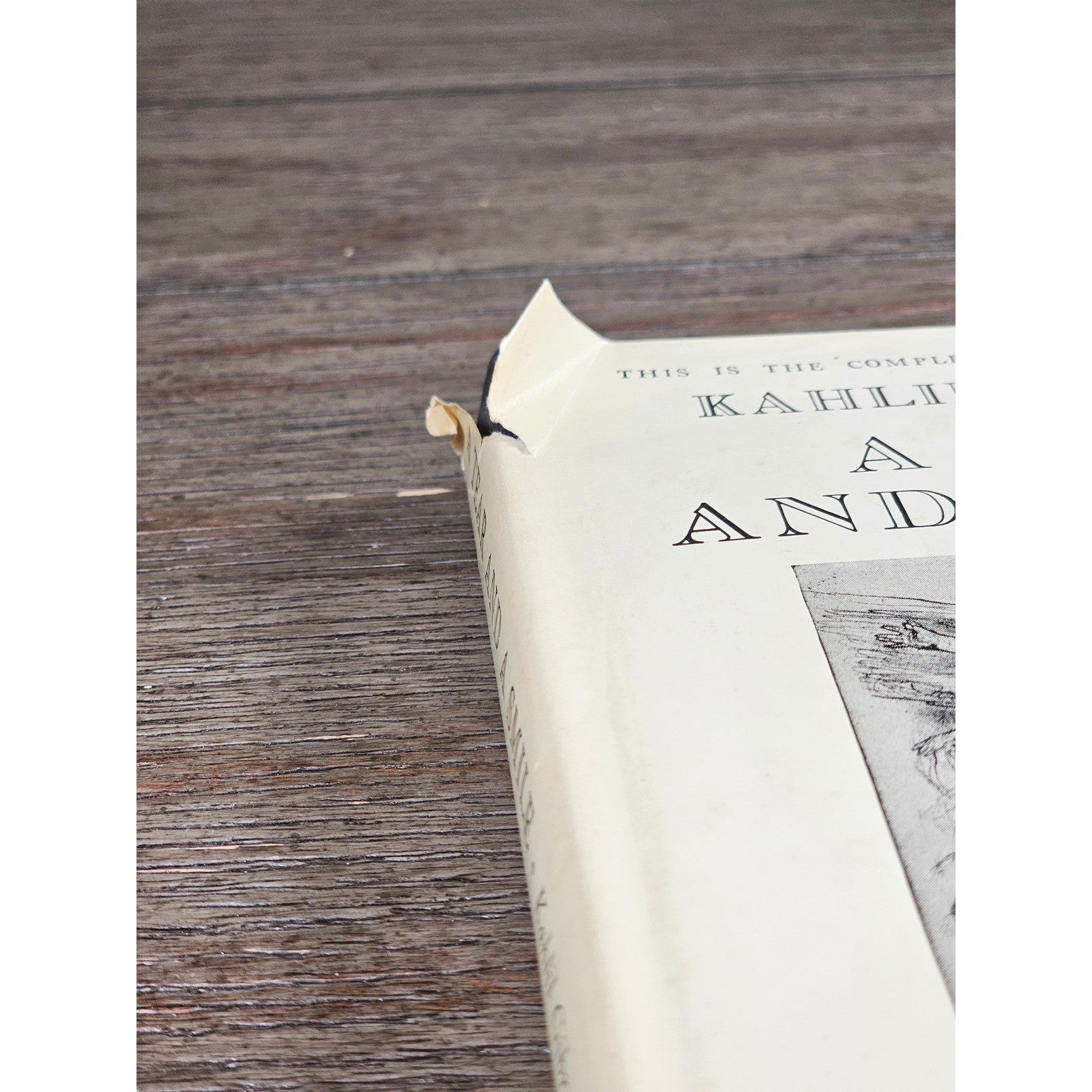 A Tear and a Smile Kahlil Gibran 1969 Knopf HC w Dust Jacket