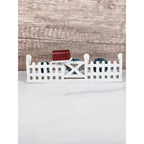 Vintage Lemax Christmas Village Accessories Fence Bench Firewood Set
