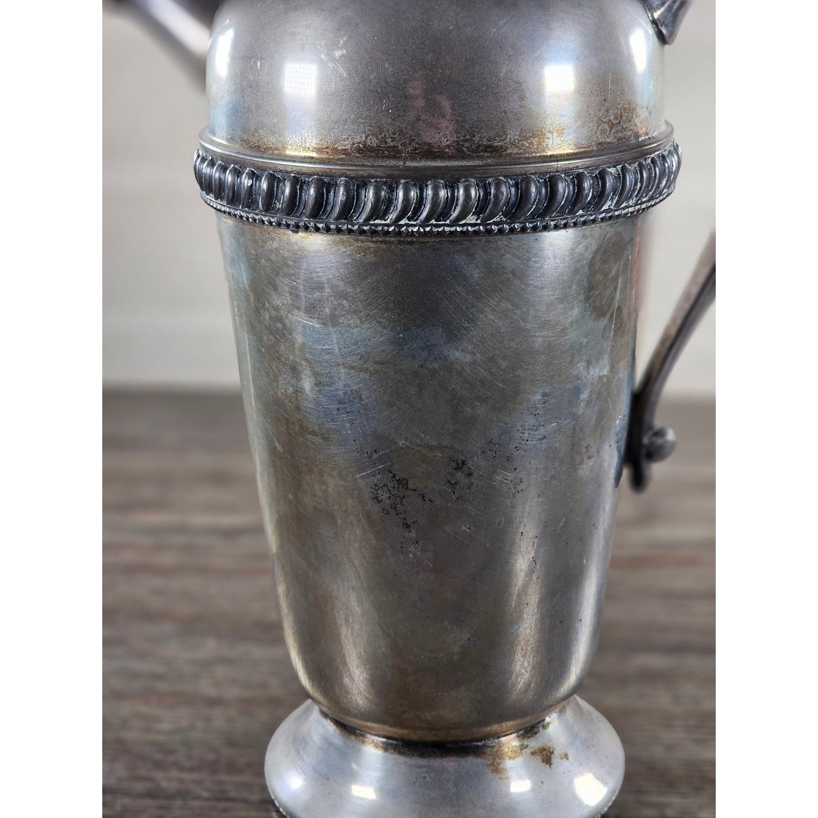 Vintage Silverplate Coffee Pot 12" Tall Ornate Handle Spout
