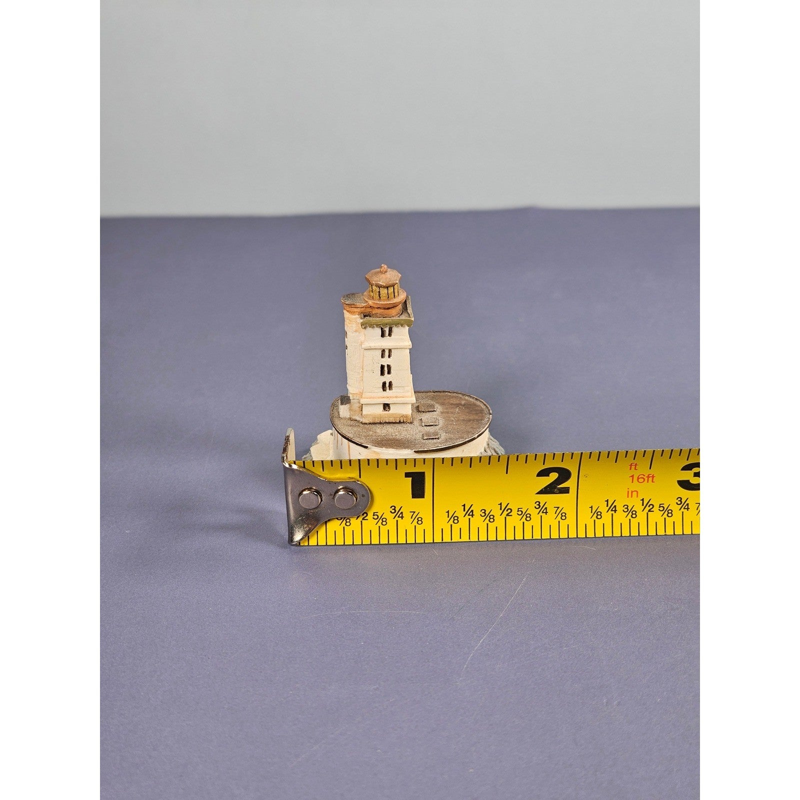 St. George Reef Lighthouse Thimble Miniature Coastal Decor Collectible Chipped