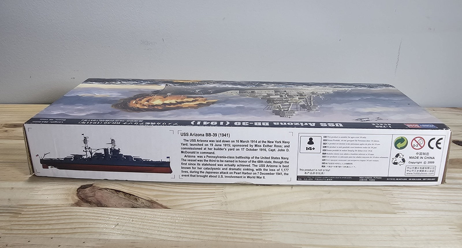 USS Arizona BB-39 1941  1/700 Scale  Unassembled Kit