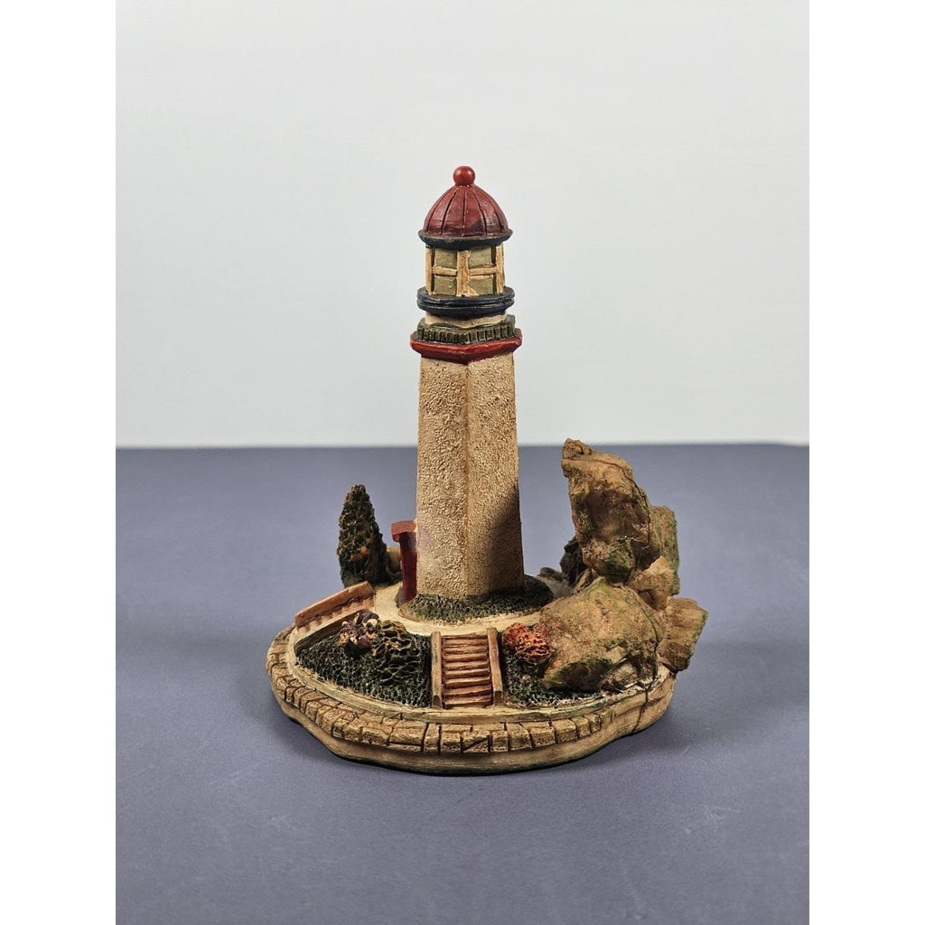 Ks Collection Lighthouse Figurine 1990s Hand Painted Coastal